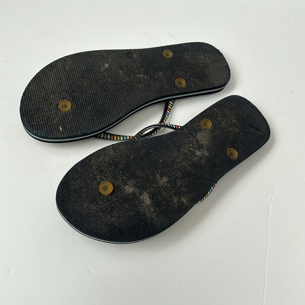 Vera Bradley Flip flops SZ 9-10 - Picture 3 of 3